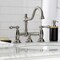 Kingston Brass KS3918AL Restoration Bathroom Bridge Faucet, Brushed Nickel KS3918AL - alternate 4